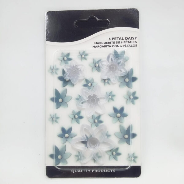 6 Petal Daisy Fondant Cutter Set