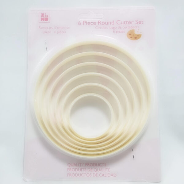 6 Piece Round Cutter Set