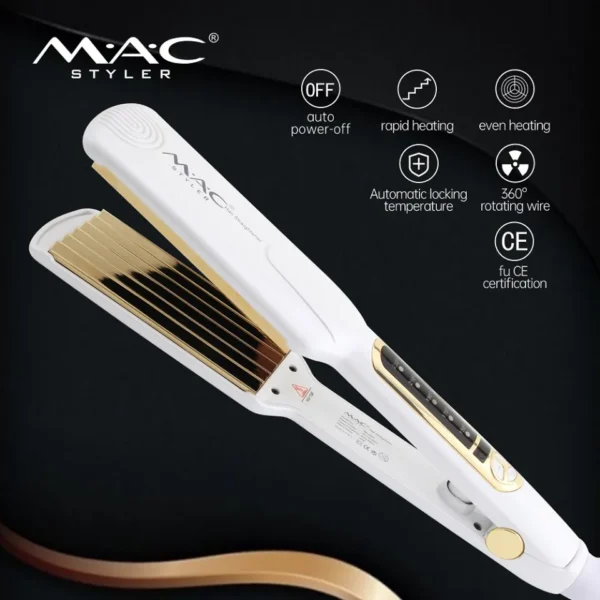 MAC STYLER/ Hair Crimper/BOUTIQUE Nano Prima Titanium Crimper Pro 230/Salon Quality/MC-5501