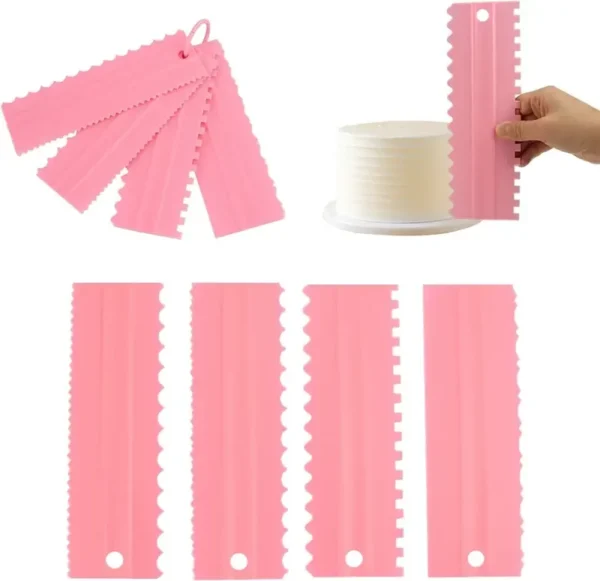 PLASTIC TALL CAKE SCRAPER FOR ICING& DECORATION