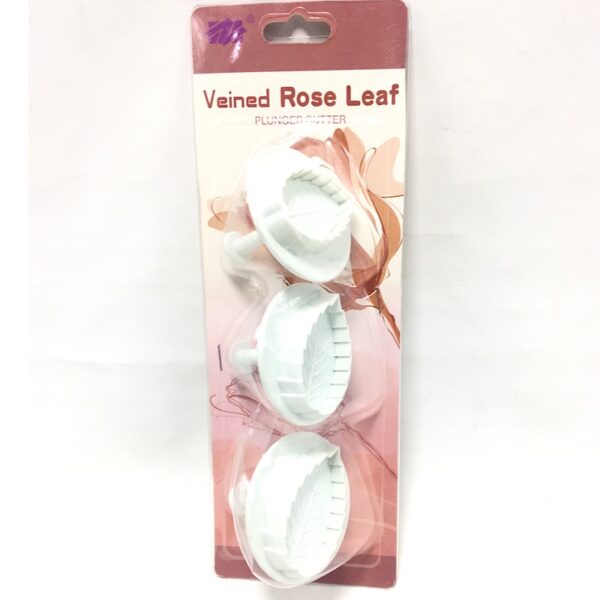 Plunger Cutter Veined Rose Leaf