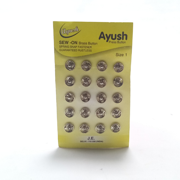 Ayush Press Button Size 1