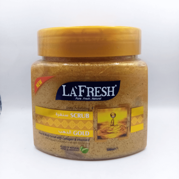 LA FRESH GOLD SCRUB  (500ml)