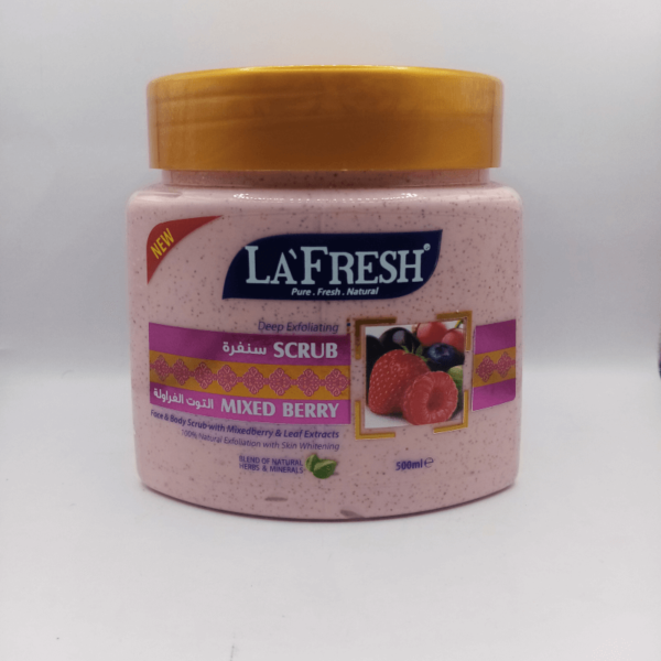 LA FRESH MIXED BERRY SCRUB (500ML)