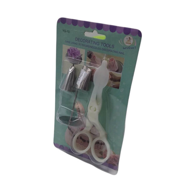 Decorating tools/scissors/Nozzles/Decorating Nail/All in one set