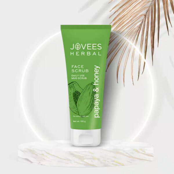 JOVEES HERBAL PAPAYA & HONEY FACE SCRUB 100G